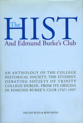 The Hist & Edmund Burkes Club by Declan Budd and Ross Hinds published by Lilliput Press book cover