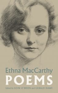 book cover Ethna MacCarthy Poems
